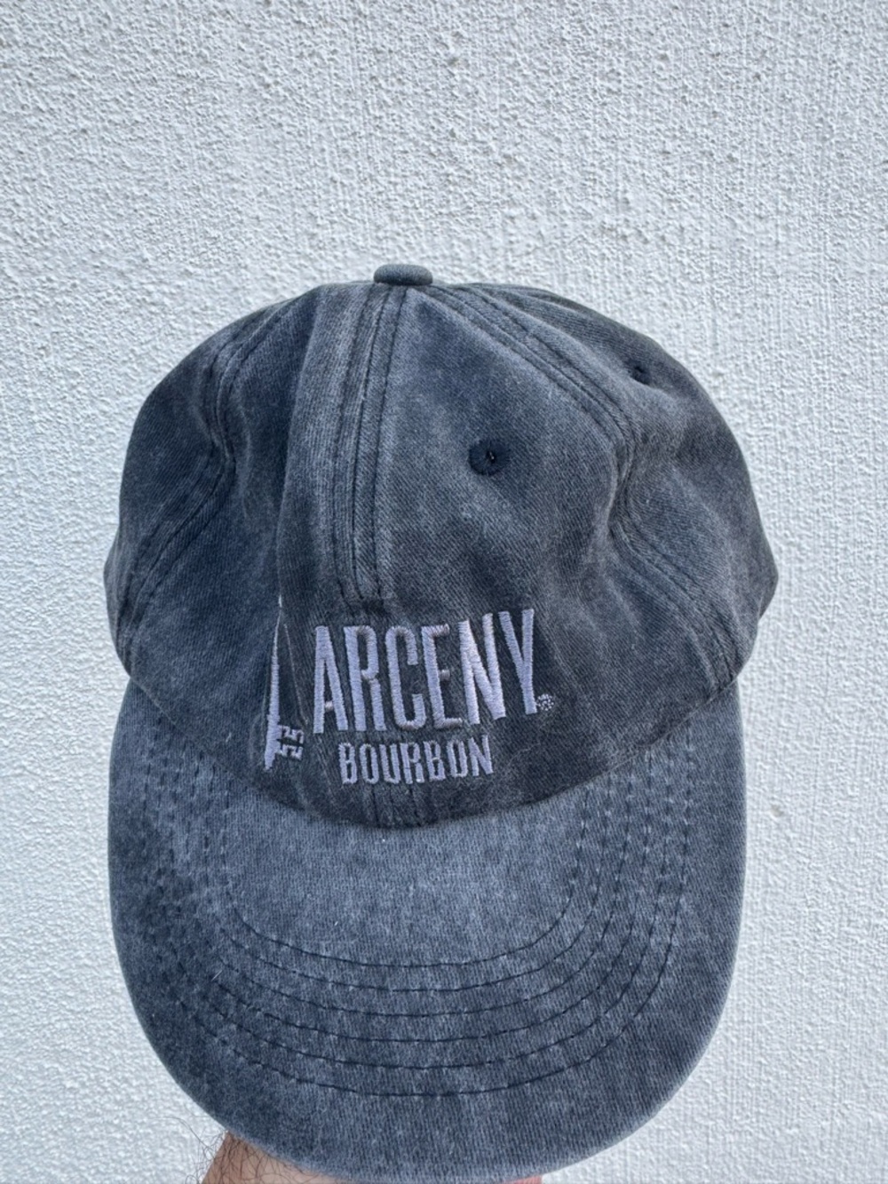 Larceny Bourbon
Embroidered Distressed
Baseball Cap